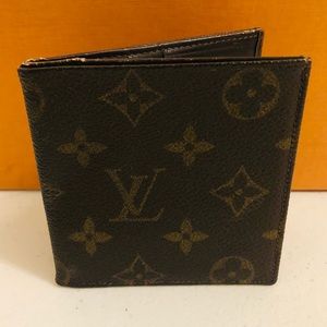 💯 GENUINE LOUIS VUITTON Vintage Monogram Bifold Wallet